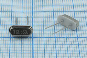 Кварцевый резонатор 13,56 МГц - 13560 HC49S3 16 30 30/-20~70C S[FT] 1Г +IS