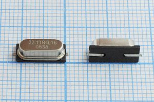 Кварцевый резонатор 22,1184 МГц - 22118,4 SMD49S4 16 20 50/-40~85C 1Г Кварцевый резонатор 22,1184 МГц - 22118,4 SMD49S4 16 20 50/-40~85C 1Г