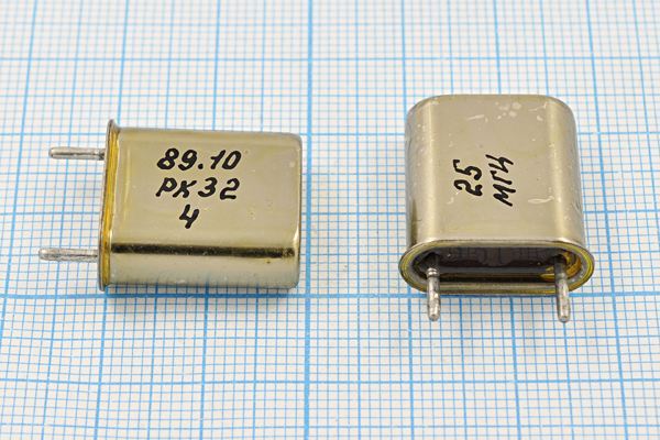 Кварцевый резонатор 25 МГц - 25000 HC51U РК32 5Г (25МГЦ РК32)