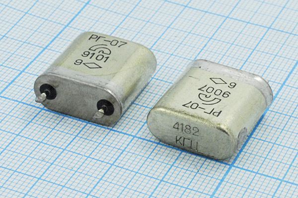 Кварцевый резонатор 4,182 МГц - 4182 БВ S 15 50/-60~85C РГ07БВ-6ДУ 1Г