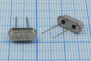 Кварцевый резонатор 3,6864 МГц - 3686,4 HC49S3 16 20 30/-20~70C 49S[SDE] 1Г
