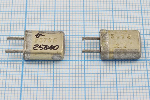 Кварцевый резонатор 25 МГц - 25000 HC25U S МА 1Г (П376Б)