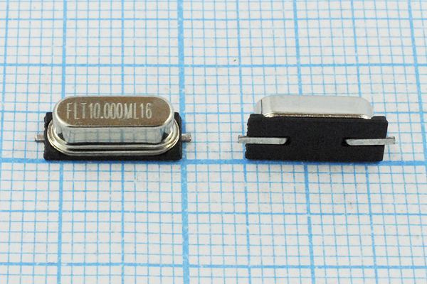 Кварцевый резонатор 10 МГц - 10000 SMD49S4 16 30 30/-20~70C HC-49SMA 1Г