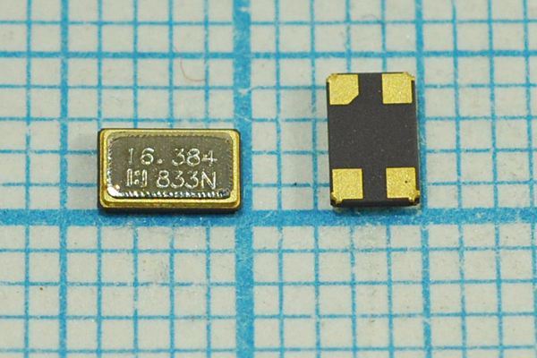 Кварцевый резонатор 16,384 МГц - 16384 SMD04025C4 16 10 30/-40~85C E4SB 1Г