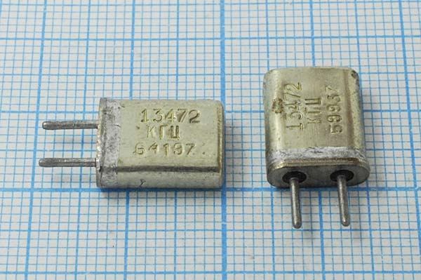 Кварцевый резонатор 13,472 МГц - 13472 HC25U S МА 1Г (13472)