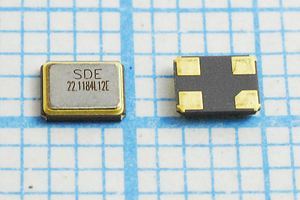 Кварцевый резонатор 22,1184 МГц - 22118,4 SMD03225C4 12 10 30/-40~85C SMD3225 1Г Кварцевый резонатор 22,1184 МГц - 22118,4 SMD03225C4 12 10 30/-40~85C SMD3225 1Г