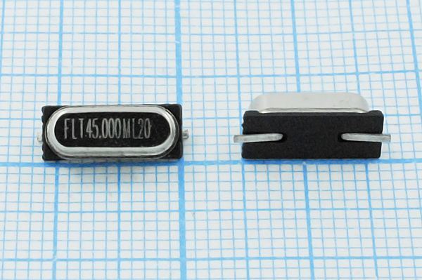 Кварцевый резонатор 45 МГц - 45000 SMD49S4 20 30 /-20~70C HC-49SMA 3Г