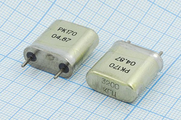 Кварцевый резонатор 3,2 МГц - 3200 HC6U 15 40/-40~70C РК170БА-6ВТ 1Г