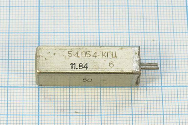 Кварцевый резонатор 0,054054 МГц - 54,054 УЕ 1Г 11x11x34