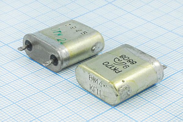 Кварцевый резонатор 6,144 МГц - 6144 БВ S 15 20/-10~60C РК170БВ-6АП 1Г