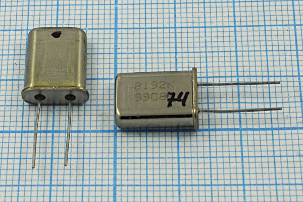 Кварцевый резонатор 8,192 МГц - 8192 HC49U 12 РК374МД 1Г