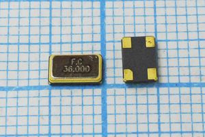 Кварцевый резонатор 36 МГц - 36000 SMD05032C4 20 20 20/-20~70C SX5S 1Г