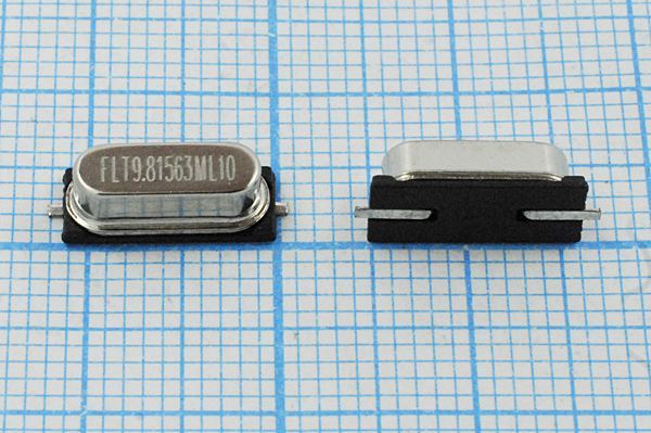 Кварцевый резонатор 9,81563 МГц - 9815,63 SMD49S4 10 30 30/-20~70C HC-49SMA 1Г