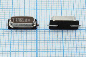Кварцевый резонатор 9,788232 МГц - 9788,232 SMD49S4 10 30 30/-20~70C HC-49SMA 1Г