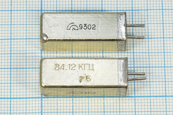 Кварцевый резонатор 0,08412 МГц - 84,12 УД 1Г 11x11x28