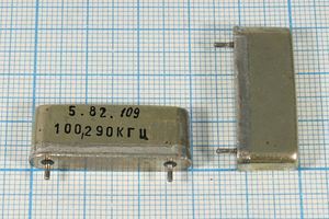 Кварцевый резонатор 0,10029 МГц - 100,29 МАКЕТ 1Г