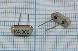 Кварцевый резонатор 4 МГц - 4000 HC49S3 20 40 1Г (K4.000) Кварцевый резонатор 4 МГц - 4000 HC49S3 20 40 1Г (K4.000)
