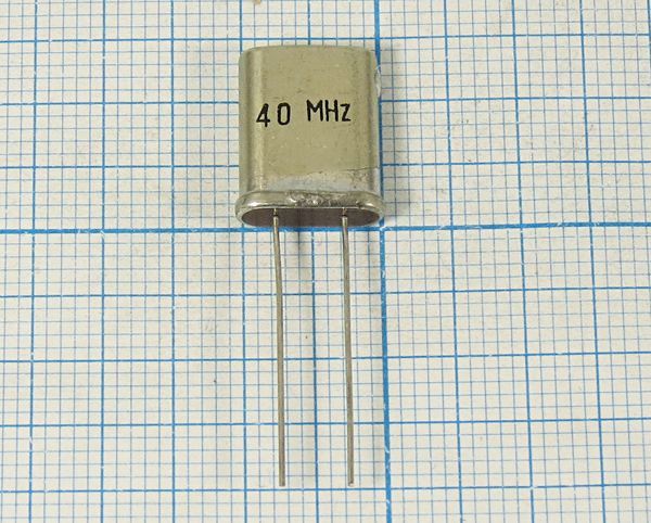 Кварцевый резонатор 40 МГц - 40000 HC18U 32 3Г (40 MHz)