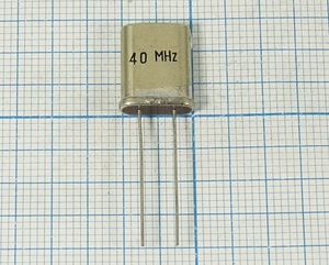 Кварцевый резонатор 40 МГц - 40000 HC18U 32 3Г (40 MHz)
