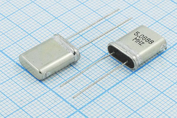 Кварцевый резонатор 5,0688 МГц - 5068,8 HC18U 32 1Г (5.0688MHz)