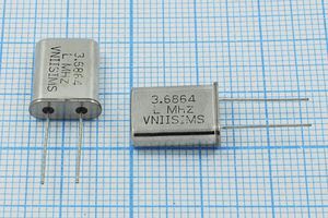 Кварцевый резонатор 3,6864 МГц - 3686,4 HC49U 16 15 30/-40~70C РПК01МД-6ВС 1Г Кварцевый резонатор 3,6864 МГц - 3686,4 HC49U 16 15 30/-40~70C РПК01МД-6ВС 1Г