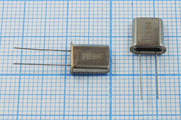 Кварцевый резонатор 28,8 МГц - 28800 HC45U S РК45[HC45U] ХСР 3Г (28.8М)