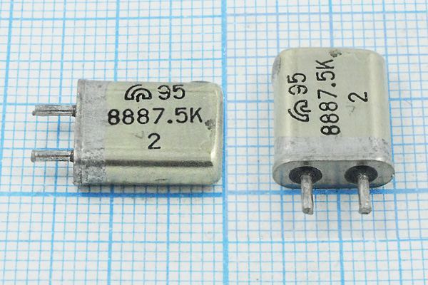Кварцевый резонатор 8,8875 МГц - 8887,5 HC25U МА 1Г (8887,5К)
