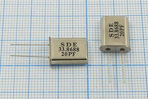 Кварцевый резонатор 33,8688 МГц - 33868,8 HC49U 20 30 49U[SDE] 3Г