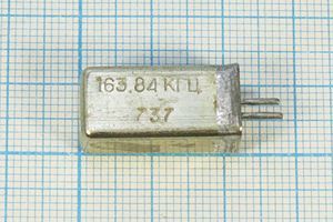 Кварцевый резонатор 0,16384 МГц - 163,84 УВ 1Г 11x11x22
