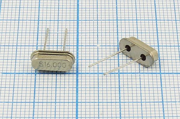 Кварцевый резонатор 16 МГц - 16000 HC49S3 18 30 30/-10~60C 49S[SDE] 1Г