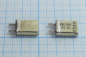 Кварцевый резонатор 9,83 МГц - 9830 МВ S 30 20/-10~60C РК169МВ-8АП 1Г