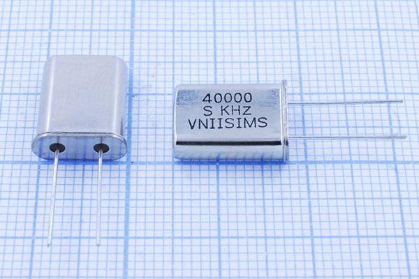 Кварцевый резонатор 40 МГц - 40000 HC49U S 10 30/-40~70C РПК01МД-5ВС 3Г