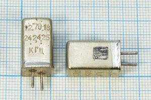 Кварцевый резонатор 0,242425 МГц - 242,425 УБ 1Г 11x11x19 (242,425 КГЦ)