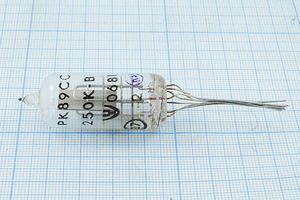 Кварцевый резонатор 0,25 МГц - 250 СС РК89СС 1Г 19x46