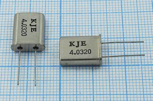 Кварцевый резонатор 4,032 МГц - 4032 HC49U 33 1Г (KJE) Кварцевый резонатор 4,032 МГц - 4032 HC49U 33 1Г (KJE)