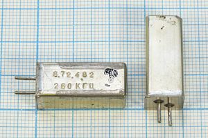 Кварцевый резонатор 0,26 МГц - 260 УГ 1Г 11x11x25