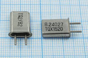 Кварцевый резонатор 8,24027 МГц - 8240,27 HC42U 32 1Г