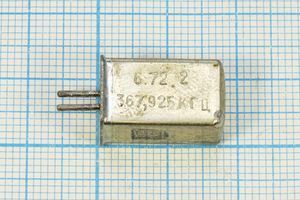 Кварцевый резонатор 0,367925 МГц - 367,925 УВ 1Г 11x11x22