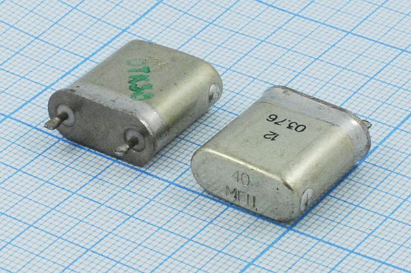 Кварцевый резонатор 40 МГц - 40000 БВ РК171БВ 3Г
