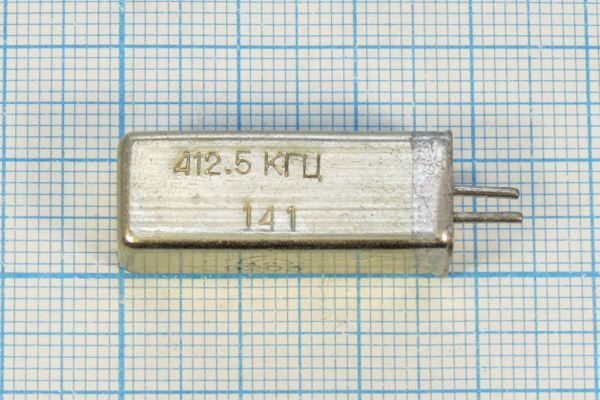 Кварцевый резонатор 0,4125 МГц - 412,5 УД 1Г 11x11x28