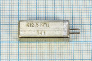 Кварцевый резонатор 0,4125 МГц - 412,5 УД 1Г 11x11x28