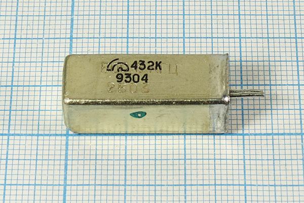 Кварцевый резонатор 0,432 МГц - 432 УД /-60~85C РК168-7ДШ 1Г 11x11x28