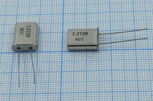 Кварцевый резонатор 7,3728 МГц - 7372,8 HC49U 32 H49 1Г (MEC) Кварцевый резонатор 7,3728 МГц - 7372,8 HC49U 32 H49 1Г (MEC)