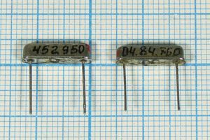 Кварцевый резонатор 0,45295 МГц - 452,95 ЧВ РК230ЧВ 1Г