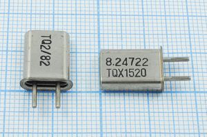 Кварцевый резонатор 8,24722 МГц - 8247,22 HC42U 32 1Г