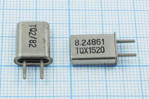 Кварцевый резонатор 8,24861 МГц - 8248,61 HC42U 32 1Г Кварцевый резонатор 8,24861 МГц - 8248,61 HC42U 32 1Г