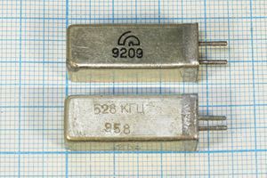 Кварцевый резонатор 0,528 МГц - 528 УД 1Г 11x11x28
