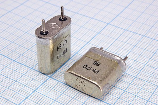 Кварцевый резонатор 0,75 МГц - 750 HC6U РК170БА 1Г