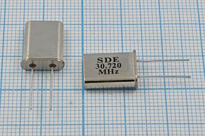 Кварцевый резонатор 30,72 МГц - 30720 HC49U 20 30 49U[SDE] 3Г (SDE)