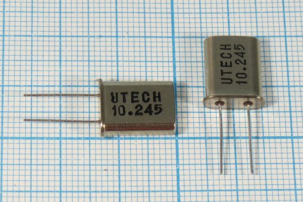 Кварцевый резонатор 10,245 МГц - 10245 HC49U 30 30 HC-49U[UTECH] 1Г (UTECH)